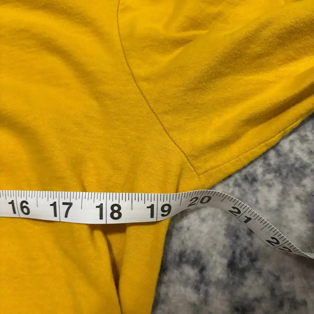 Nike The Nike Tee Long Sleeve Yellow Athletic M
